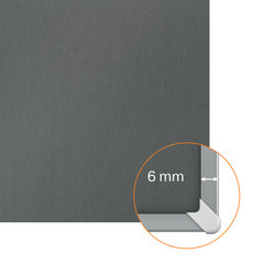 Tablero NOBO Impression Pro de fieltro 900x600mm, gris