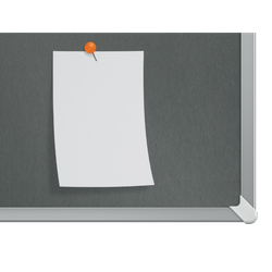 Tablero NOBO Impression Pro de fieltro 900x600mm, gris