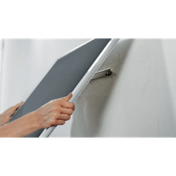 Tablero NOBO Impression Pro de fieltro 900x600mm, gris