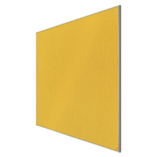 Tablero NOBO Impression Pro de formato panorámico de fieltro 1550x870mm, amarillo