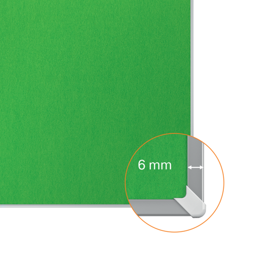 Tablero NOBO Impression Pro de formato panorámico de fieltro 1550x870mm, verde
