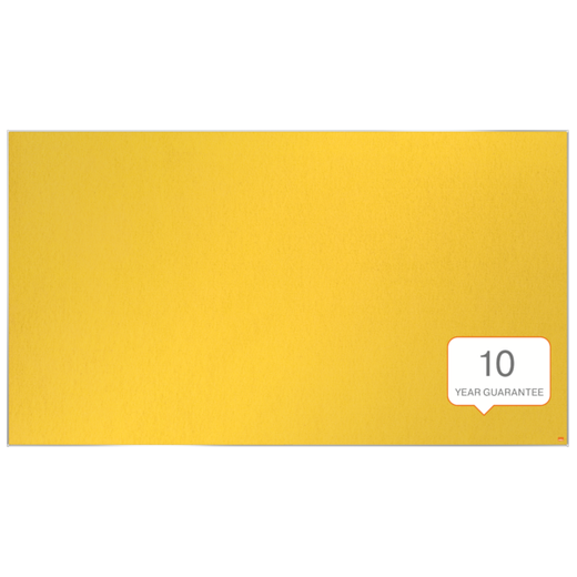 Tablero NOBO Impression Pro de formato panorámico de fieltro 1880x1060mm, amarillo