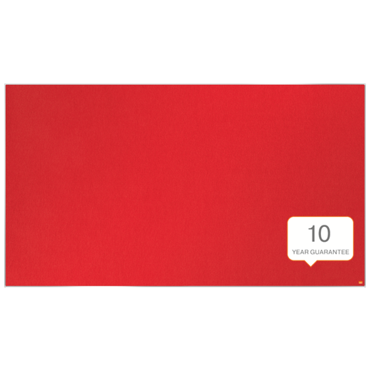 Tablero NOBO Impression Pro de formato panorámico de fieltro 1880x1060mm, rojo