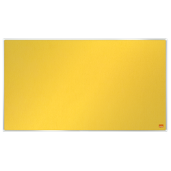 Tablero NOBO Impression Pro de formato panorámico de fieltro 710x400mm, amarillo