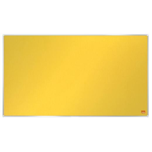 Tablero NOBO Impression Pro de formato panorámico de fieltro 710x400mm, amarillo