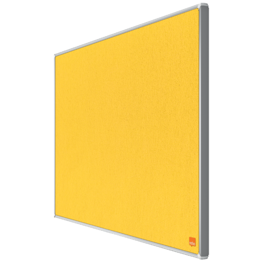 Tablero NOBO Impression Pro de formato panorámico de fieltro 710x400mm, amarillo