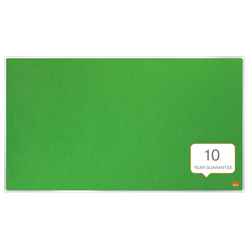Tablero NOBO Impression Pro de formato panorámico de fieltro 710x400mm, verde