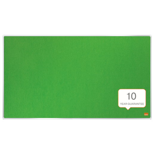 Tablero NOBO Impression Pro de formato panorámico de fieltro 710x400mm, verde
