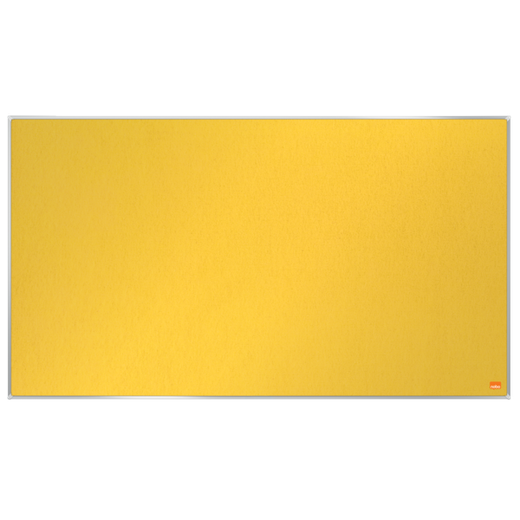Tablero NOBO Impression Pro de formato panorámico de fieltro 890x500mm, amarillo