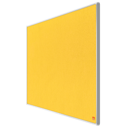 Tablero NOBO Impression Pro de formato panorámico de fieltro 890x500mm, amarillo