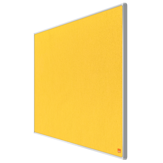 Tablero NOBO Impression Pro de formato panorámico de fieltro 890x500mm, amarillo