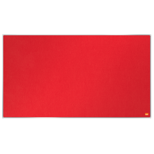 Tablero NOBO Impression Pro de formato panorámico de fieltro 890x500mm, rojo