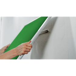 Tablero NOBO Impression Pro de formato panorámico de fieltro 890x500mm, verde