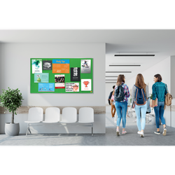 Tablero NOBO Impression Pro de formato panorámico de fieltro 890x500mm, verde