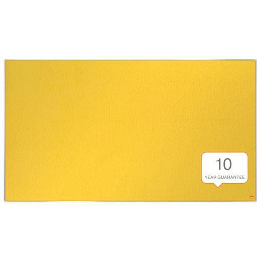 Tablero NOBO Impression Pro de formato panorámico de fieltro1220x690mm, amarillo