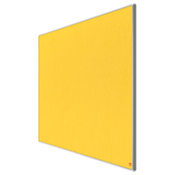 Tablero NOBO Impression Pro de formato panorámico de fieltro1220x690mm, amarillo