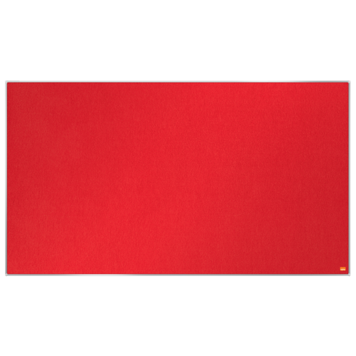 Tablero NOBO Impression Pro de formato panorámico de fieltro1220x690mm, rojo
