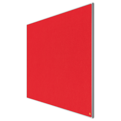 Tablero NOBO Impression Pro de formato panorámico de fieltro1220x690mm, rojo