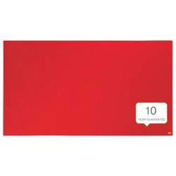 Tablero NOBO Impression Pro de formato panorámico de fieltro1220x690mm, rojo