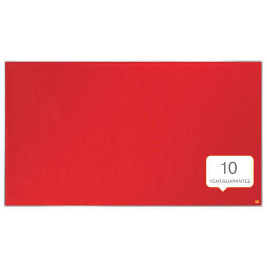 Tablero NOBO Impression Pro de formato panorámico de fieltro1220x690mm, rojo