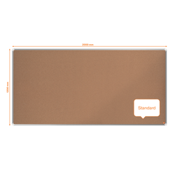 Tablero NOBO Premium Plus corcho 2000x1000mm