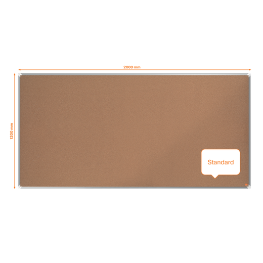 Tablero NOBO Premium Plus corcho 2000x1000mm