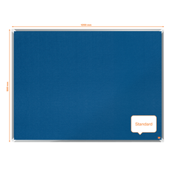 Tablero NOBO Premium Plus de fieltro 1200x900mm, azul