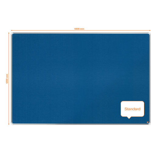 Tablero NOBO Premium Plus de fieltro 1800x1200mm, azul