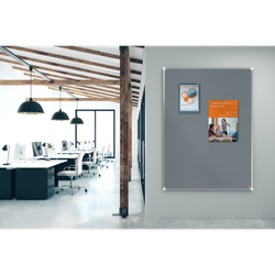 Tablero NOBO Premium Plus de fieltro 1800x1200mm, gris