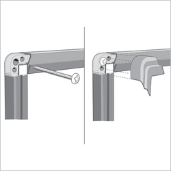 Tablero NOBO Premium Plus de fieltro 2400x1200mm, azul