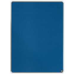 Tablero NOBO Premium Plus de fieltro 2400x1200mm, azul
