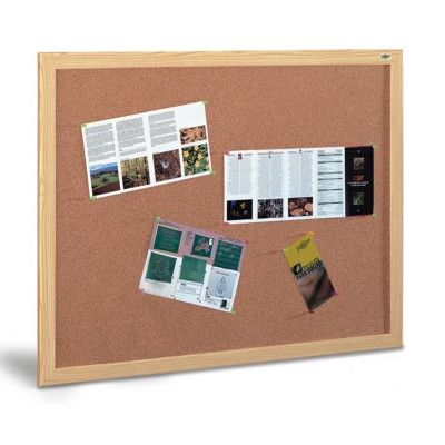 Tablero para anuncios de corcho de 60x75 cm