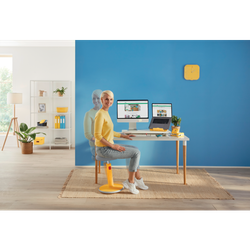 Taburete Active ajustable Ergo Cosy, amarillo