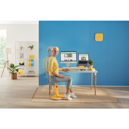 Taburete Active ajustable Ergo Cosy, amarillo