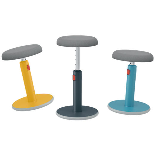 Taburete Active ajustable Ergo Cosy, gris