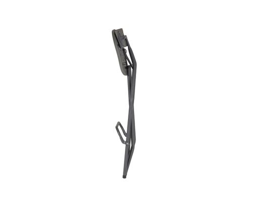 Taburete alto plegable Alvarstool con respaldo y amplio asiento.