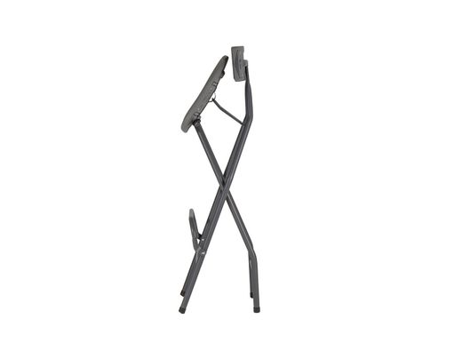 Taburete alto plegable Alvarstool con respaldo y amplio asiento.