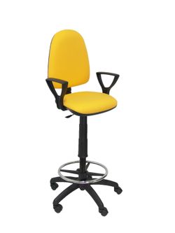 Taburete Ayna bali amarillo brazos fijos