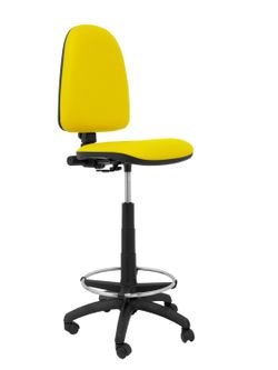 Taburete Ayna similpiel amarillo