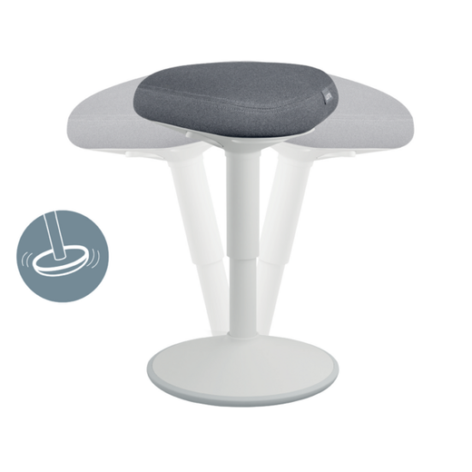 Taburete ergonomico Active Comfort Sit - sentado, gris