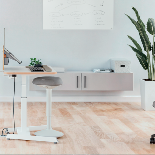 Taburete ergonomico Active Comfort Stand - de pie, gris