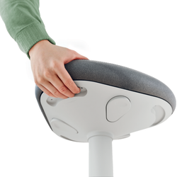Taburete ergonomico Active Comfort Stand - de pie, gris