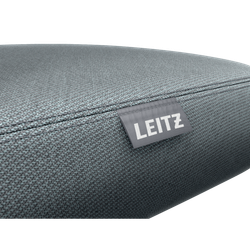 Taburete Leitz Ergo Active con ruedas, gris oscuro