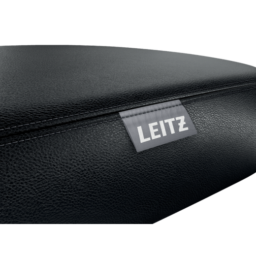 Taburete Leitz Ergo con ruedas, negro