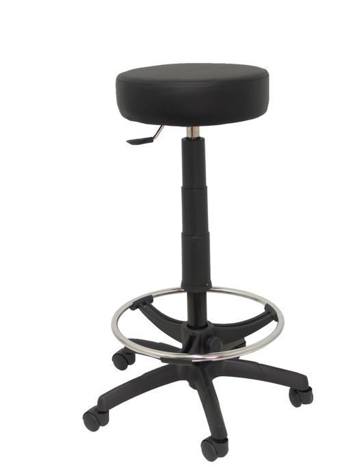 Taburete modelo T10 similpiel negro