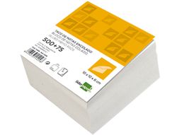 Taco Liderpapel Encolado 100 X 100 X 60Mm Blanco