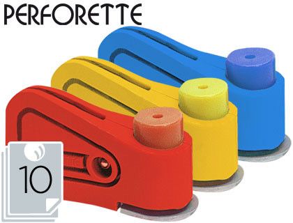Taladrador Perforette -Capacidad 10 Hojas -Unidad