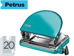 Taladrador petrus 52 wow turquesa metalizado capacidad 20 hojas en blister