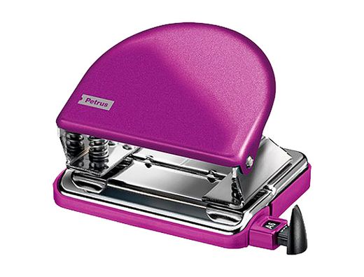 Taladrador petrus 52 wow violeta metalizado capacidad 20 hojas en blister