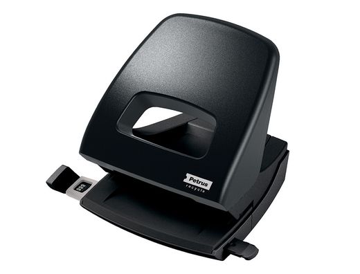 Taladrador petrus 85 recycle negro capacidad 25 hojas